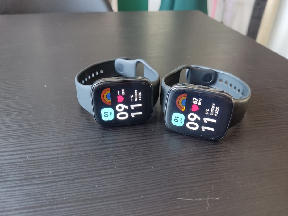 Dwa Smartwatch'e Redmi Watch 3 active, słabe baterie