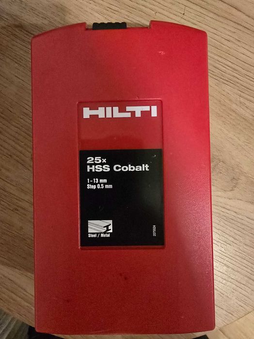 Zestaw wierteł kobaltowych HSS-Co 1-13 mm Hilti