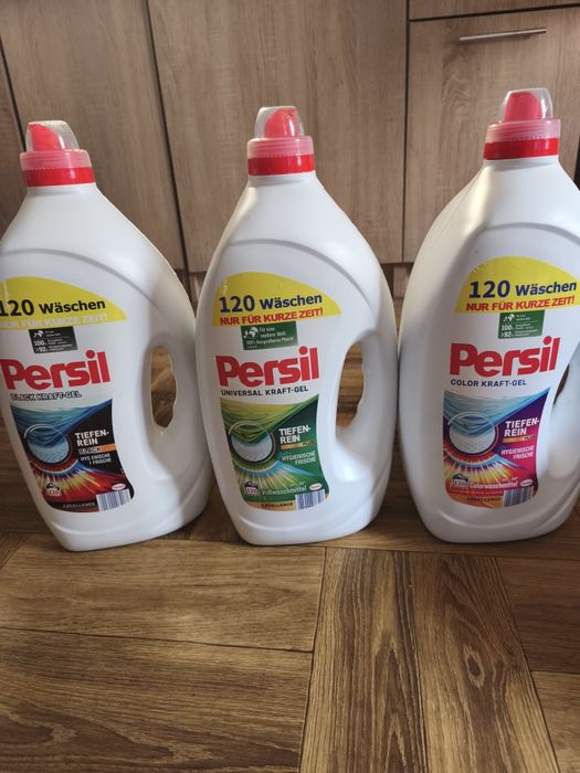 Płyn do prania PERSIL do koloru uniwersalny lub do czarnego o poj.6.0 l.