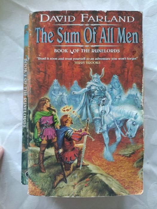 3 Phantasy Books: Dragonlance, Second Generation; Runelords: The Sum of All Men;  The Tamil: Domes of Fire