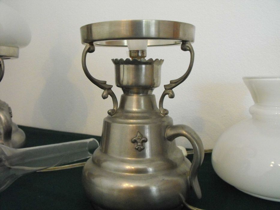 Candeeiros de estanho puro