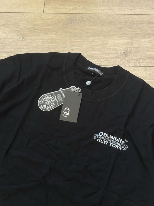 футболка CHROME HEARTS & OFF WHITE