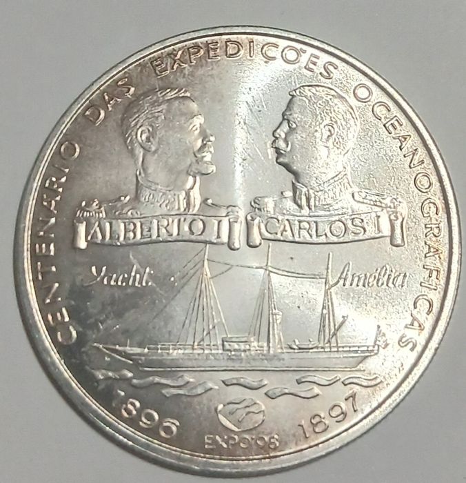 Moedas 1000 escudos portugal prata