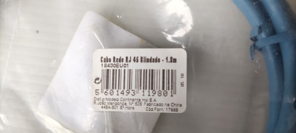 Cabo de rede RJ 45 Novo