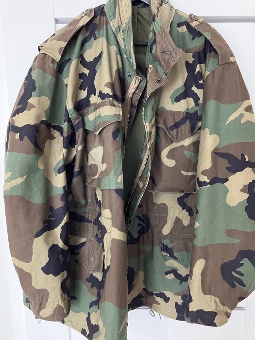 Kurtka M-65 Woodland USA John Ownbey XL REG jak NOWA+podpinka.