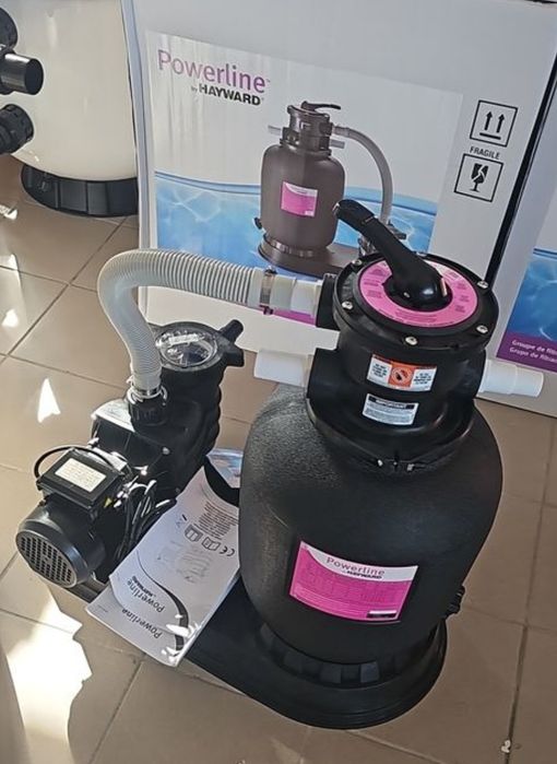 Conjunto Powerline Kit Filtro e Bomba 350 piscina Gre, Bestway, Intex