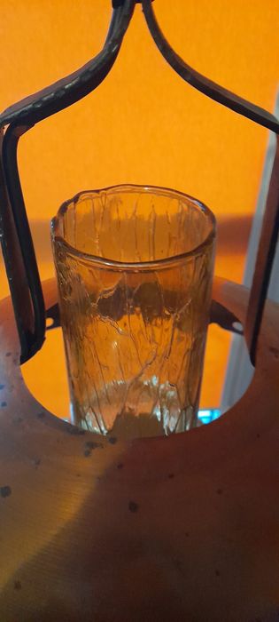 Piękna miedziana stara LAMPA, miedziana