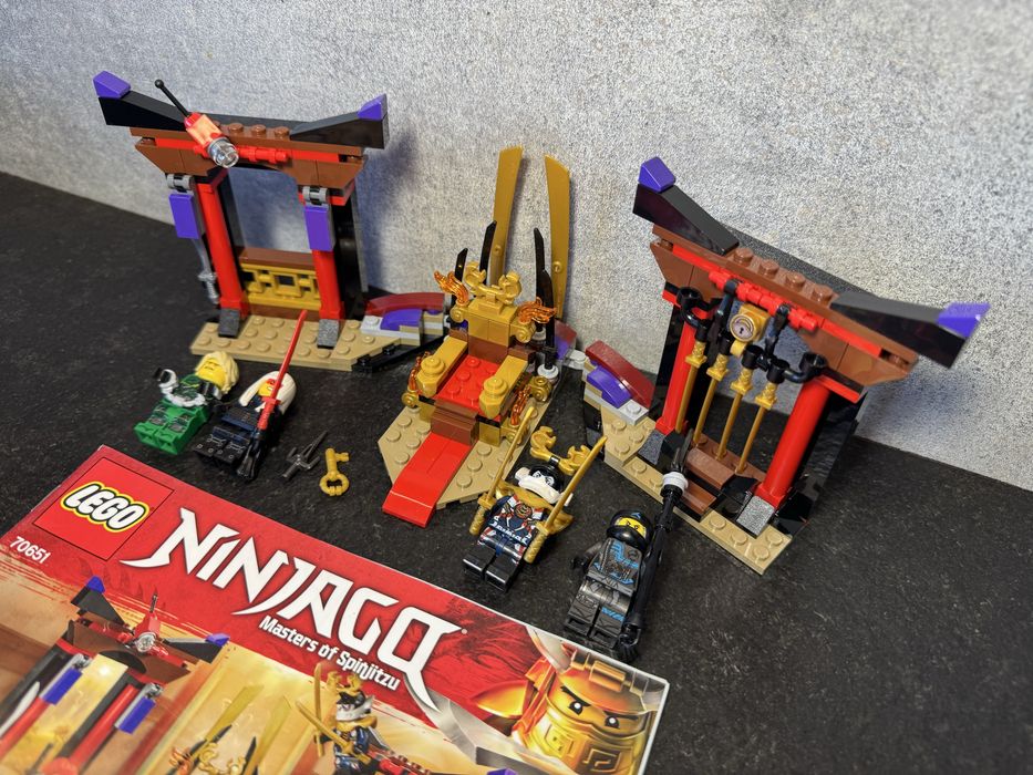 LEGO 70651 Throne Room Showdown Ninjago Starcie w Sali Tronowej klocki zestaw