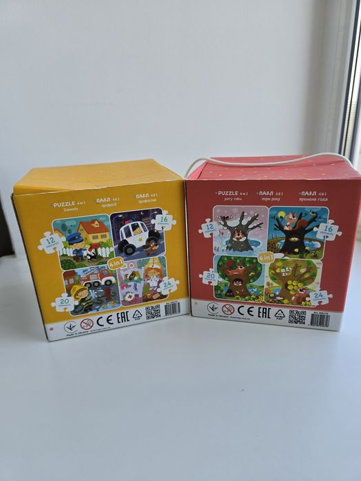 Пазли Dodo "Професії", "Пори року", Trefl "My Little Pony",