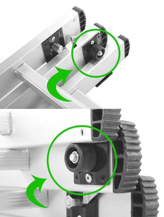 Drabina aluminiowa wielofunkcyjna 3x10 HIGHER 7,55 m 150 kg HAK