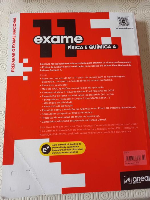 Preparar o Exame Físico Quimica 2025