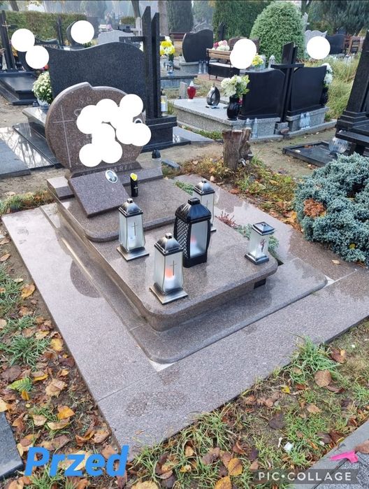 Sprzątanie nagrobków
