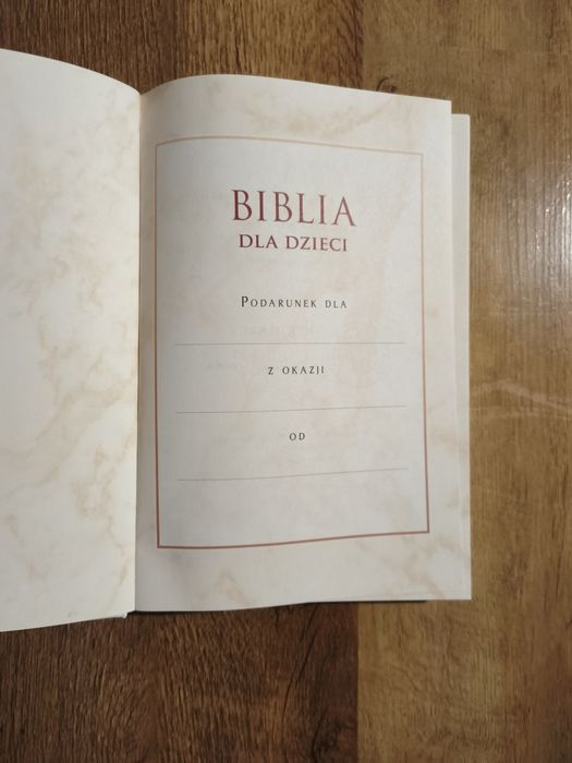 Biblia dla dzieci stary i nowy testament wyd.Jedność  256 stron