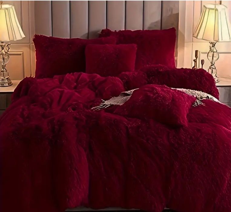 Puchata pościel 200x230 cm milutka miękki plusz