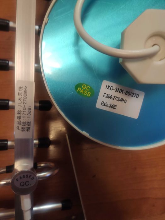 Зовнішня і внутріня антена для підсилювання сигналу GSM DCS WCDMA