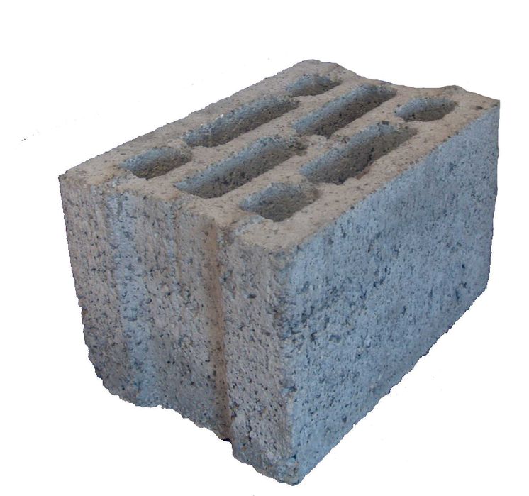 Kostka fundamentowa, kostka betonowa 39x24x12 cm