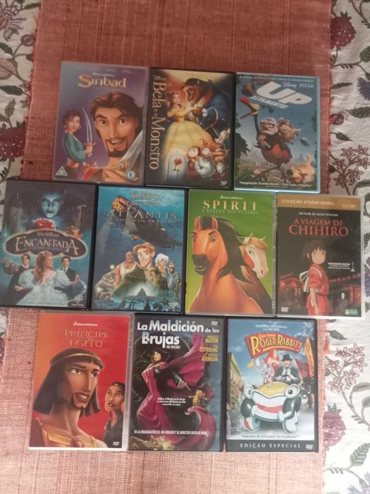 20 DVD's de Animação