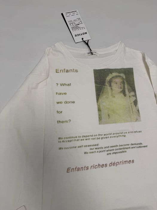 лонгслив Enfants Riches deprimes Have we do RARE m l vetements rick ow