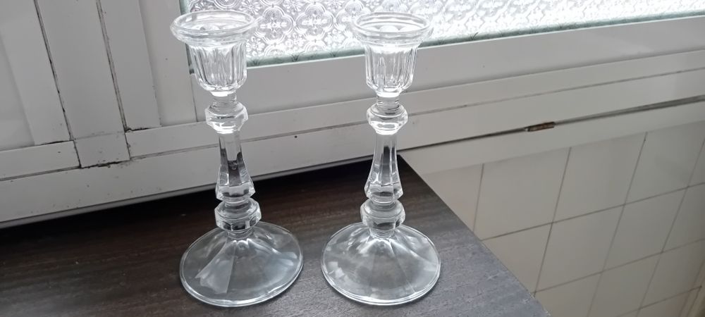 Castiçais de cristal