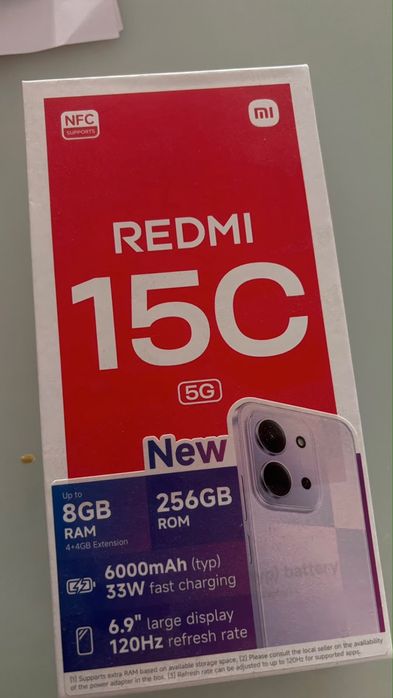 Redmi 15 c 256 gigas !!!