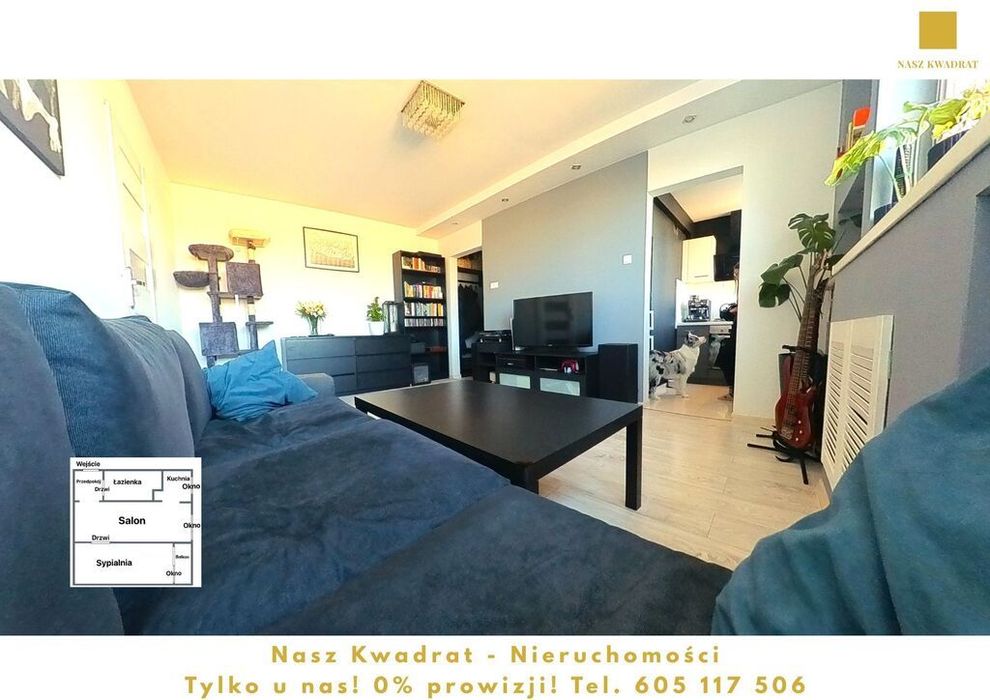 Przytulne mieszkanie z loggią przy Parku Podolskim