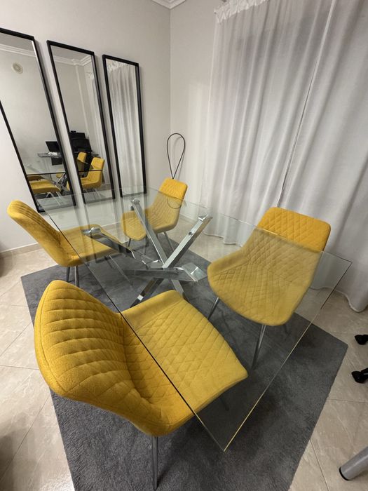 Mesa Sala de Jantar em Vidro
