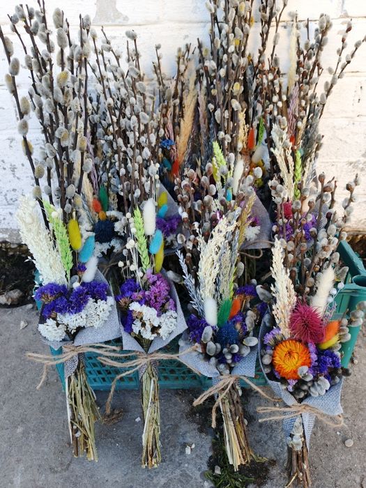 Букети на вербну неділю