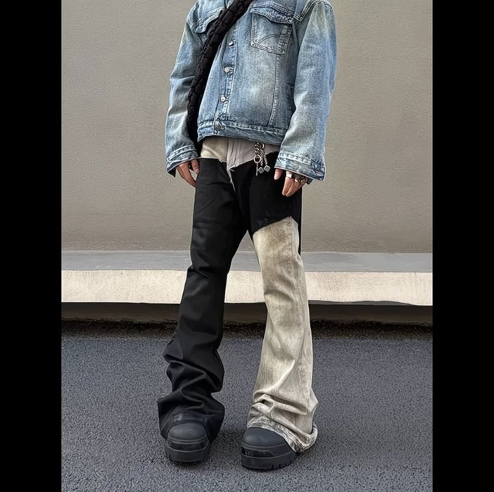 Джинсы клеш Rick Owens DRKSHDW Bolan Bootcut