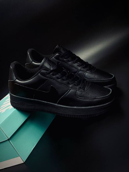 Кроссовки Nike Air Force 1 Black classic/ мужские кросовки/демисезон
