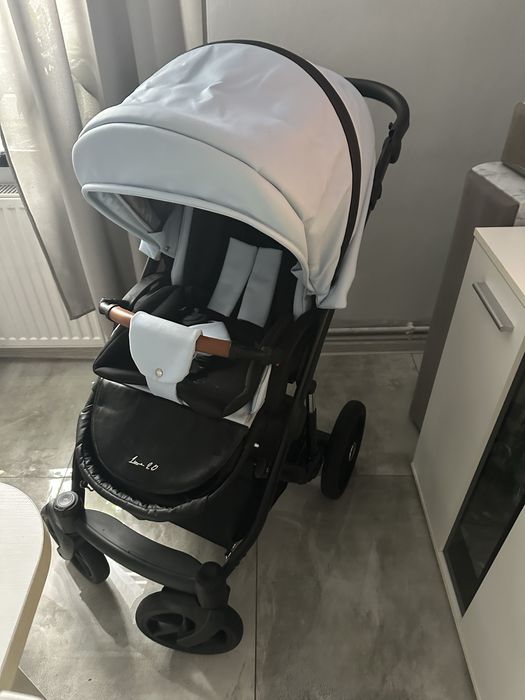 Wózek 2 w 1 baby blue