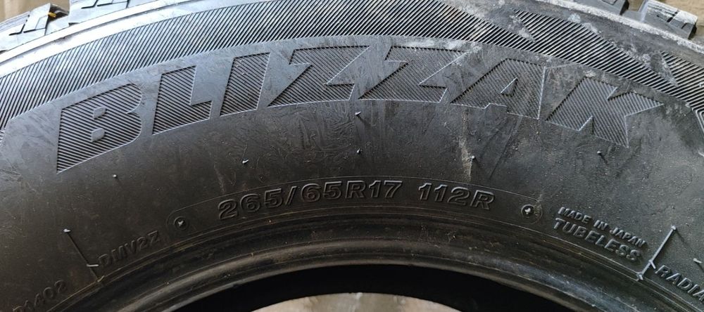 Шины Bridgestone blizzak dm-v2z 265/65r17