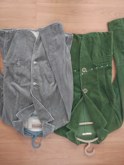 Blazer Cinzento e Verde