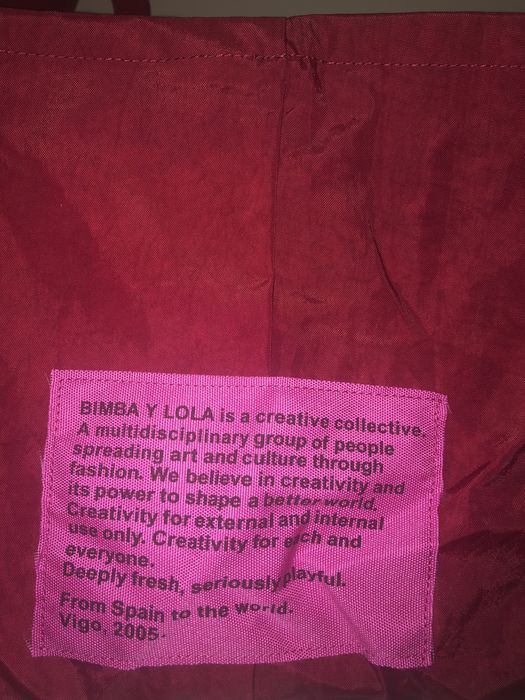 Mala Grande Bimba Y Lola Bordeaux e Rosa Nova