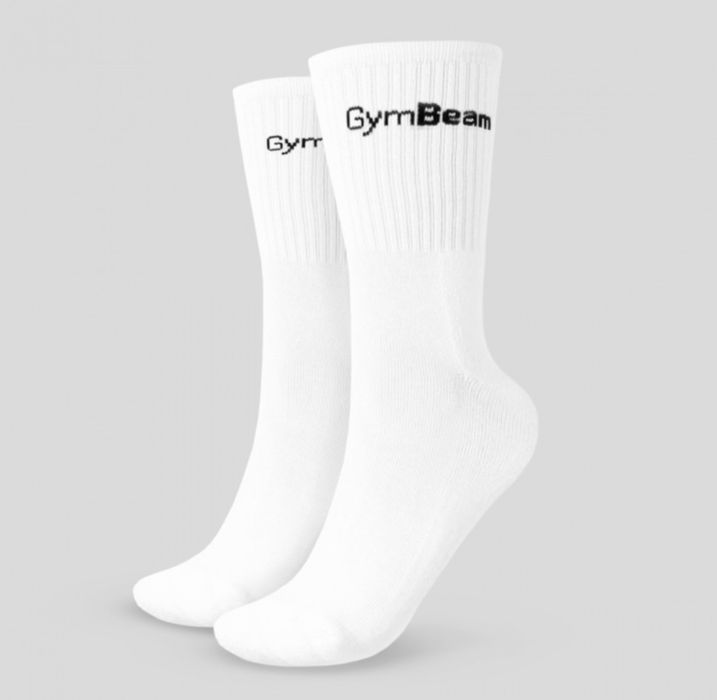 Шкарпетки 3/4 3 шт білі - GymBeam L