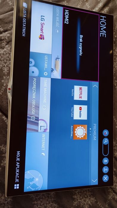 LG smart tv 40cali 4K  z Wi-Fi, YouTube