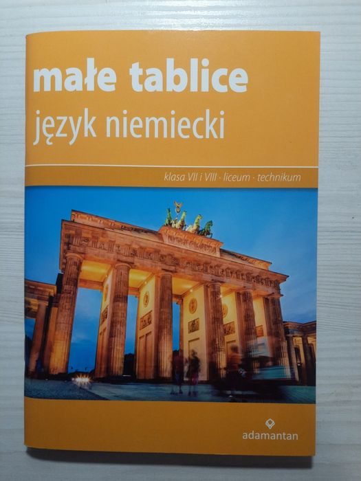 Język niemiecki małe tablice