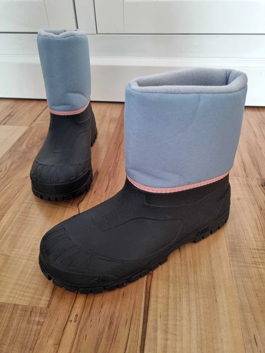 Nowe, ciepłe śniegowce / kalosze zimowe Decathlon, rozm. 35/36