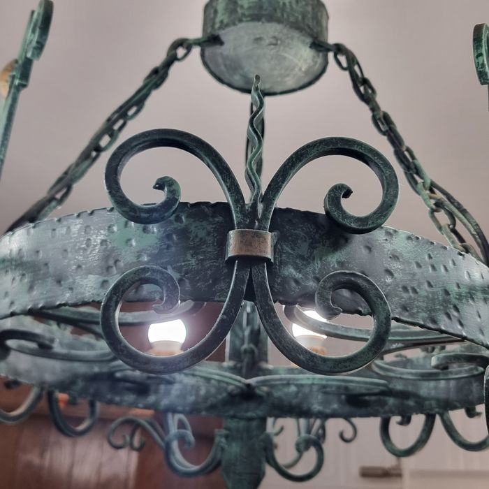 Candeeiro estilo rústico