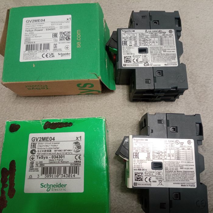 Автомат защиты двигателя АЗД Schneider GV2ME04