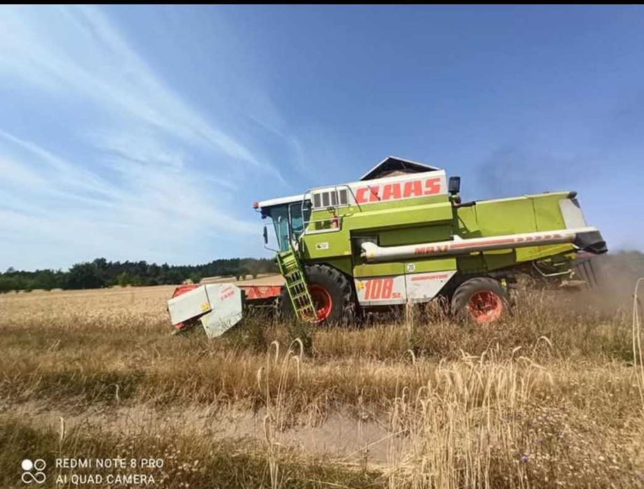 Koszenie zbóż Claas