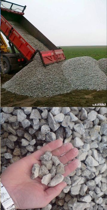 Żużel Szlaka Kruszywa Tłuczeń Gruz Kruszony Żwir Ziemia Piach Dostawa