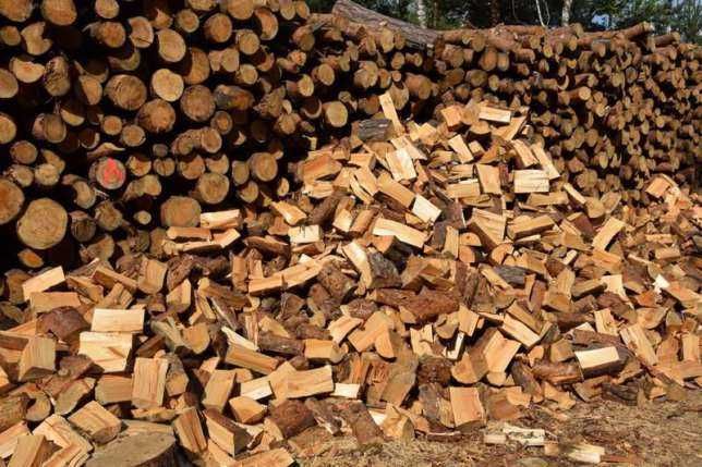 Drewno opałowe, kominkowe