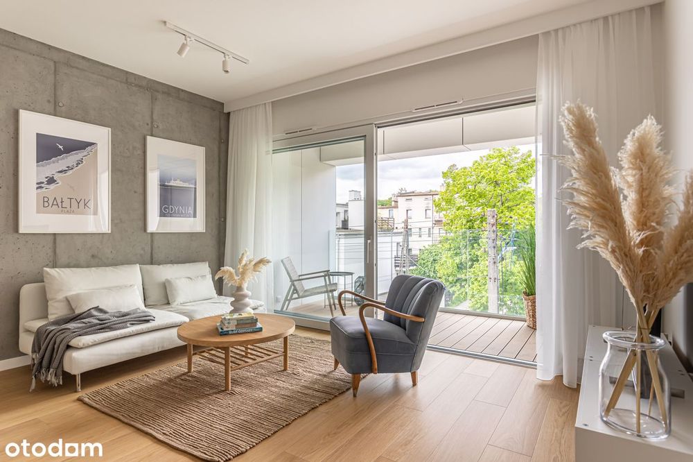 Butikowy apartament Orłowo 48m2 2 pok garaż taras