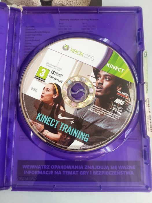 Xbox 360 NOWA gra Kinect nike training polska wersja językowa prezent