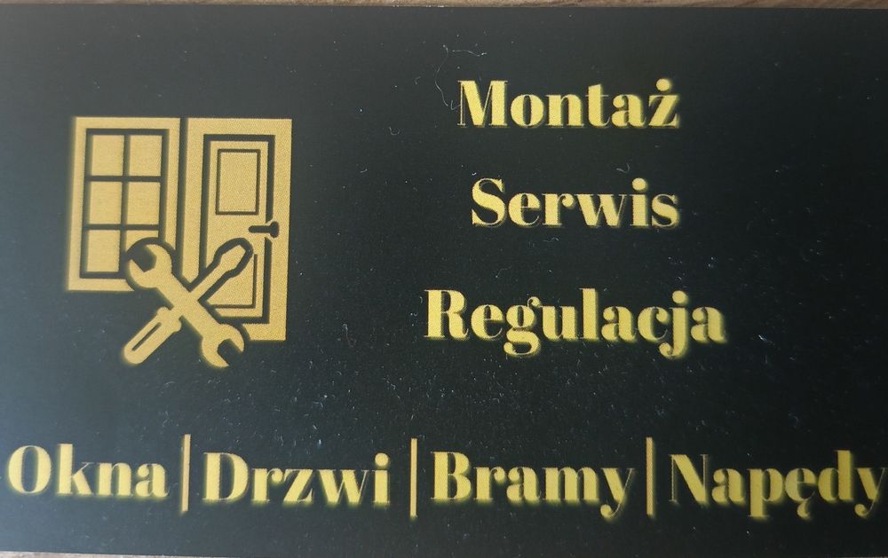 Montaż, serwis, regulacja- okna, drzwi, bramy garażowe, napędy