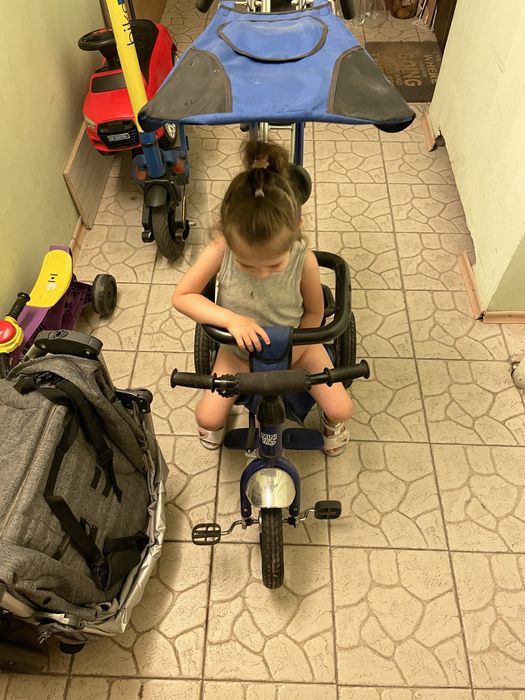 Велосипед с ручкой mini trike