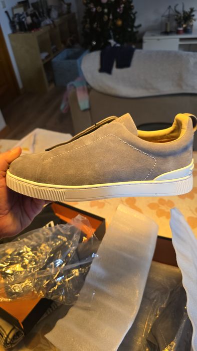 Zegna cinza camurça 42 entrega imediata