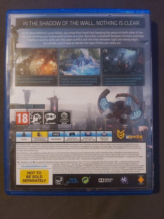Killzone Shadow Fall ps4