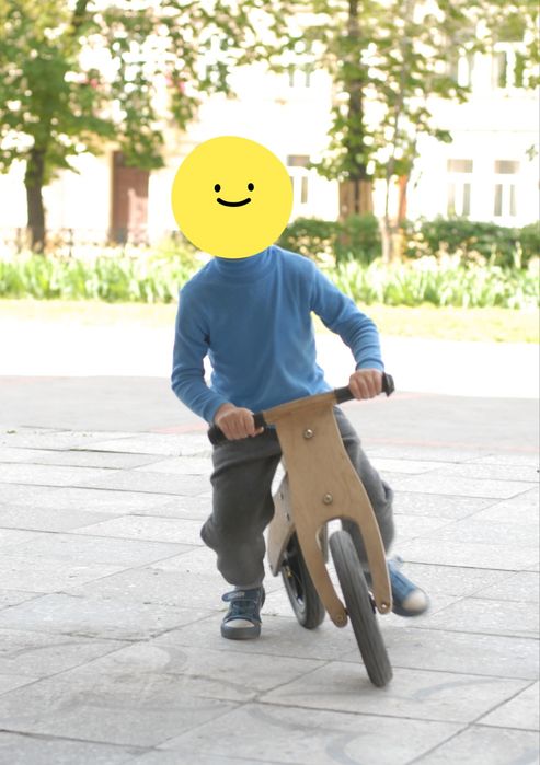 Біговел дерев'яний 2 в 1, 3+ років