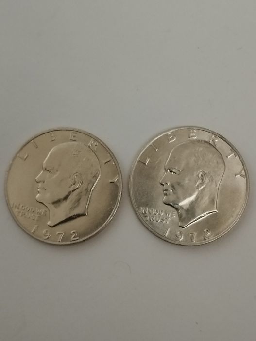 Moedas de 1 Dollar 1972  Estados Unidos da América